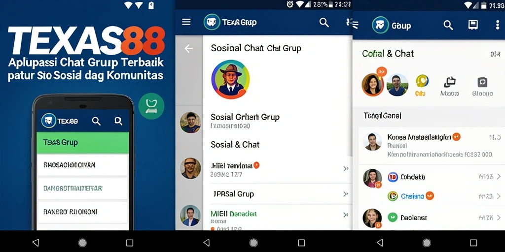 Antarmuka TEXAS88 yang ramah pengguna untuk Chat Grup.