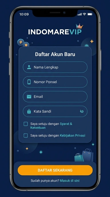 Panduan Registrasi Akun Baru indomarevip
